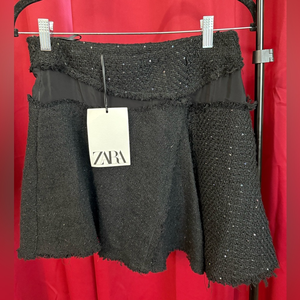 Zara Black Mini Skirt